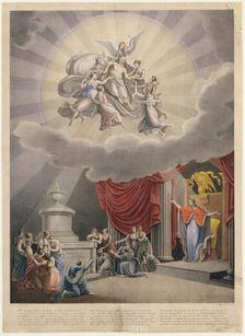 Apotheosis of George Washington, 1830-50. Creator: Heinrich Weishaupt