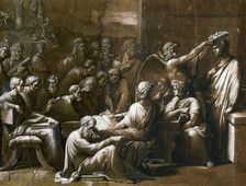 Apotheosis of Giambattista Bodoni, Early 19th cen. Creator: Bossi, Giuseppe (1777-1815)