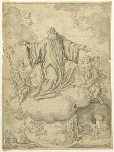 Apotheosis of Saint Elias, n.d. Creator: School of Carlo Maratti Italian, 1625-1714