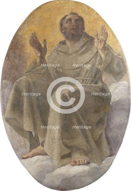 Apotheosis of Saint Francis, 1604-1605 . Creator: Albani; Francesco (1578-1660).