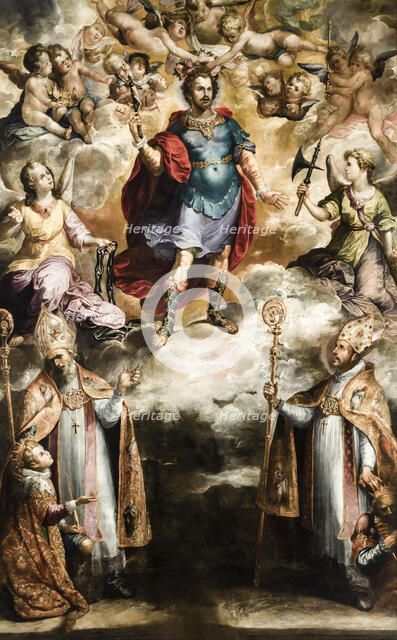 Apotheosis of Saint Hermenegild , 1620-1622. Creator: Herrera, Francisco de, the Elder (1576-1654).