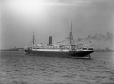 Appam, S.S. British Ship Captured By Germans, Interned In U.S., 1916. Creator: Harris & Ewing