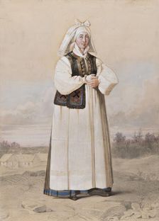 Apparel - standing woman Creator: Otto Wallgren