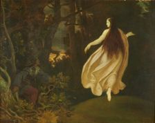 Apparition in the Forest (from Sleeping Beauty), before 1858. Creator: Moritz von Schwind