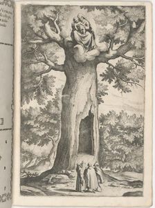 Apparition of the Virgin in the Beech Tree (Faggio dell'apparizione della Vergine) [plate P], 1612. Creator: Jacopo Ligozzi