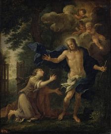 Appearance of Christ to Mary Magdalene, 1674. Creator: Filippo Lauri