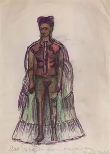 Appearances Can Be Deceiving. Page from Frida Kahlo's diary, 1934. Creator: Kahlo, Frida (1907-1954)
