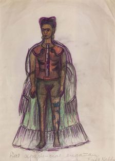 Appearances Can Be Deceiving. Page from Frida Kahlo's diary, 1934. Creator: Kahlo, Frida (1907-1954)