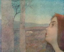 Appel à l’oiseau (The Bird Call) c1908. Artist: Alexandre de Riquer