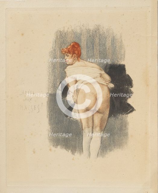 Appel aux masses! (Appeal to the masses!), 1878. Creator: Rops; Félicien (1833-1898).