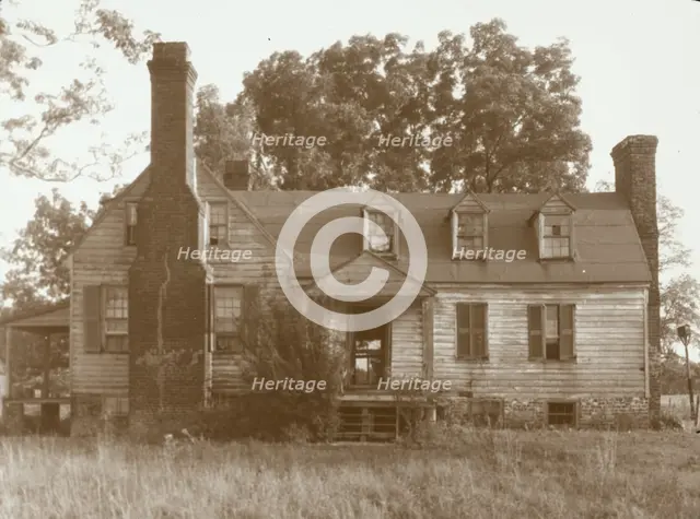 Apperson Farm House, New Kent County, Virginia, between c1930 and 1939. Creator: Frances Benjamin Johnston.