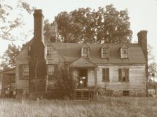 Apperson Farm House, New Kent County, Virginia, between c1930 and 1939. Creator: Frances Benjamin Johnston