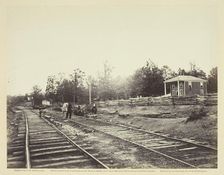 Appomattox Station, Virginia, April 1865. Creator: Alexander Gardner