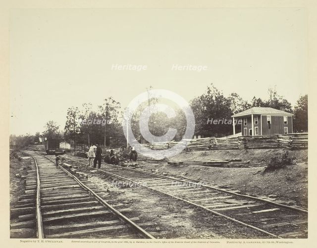 Appomattox Station, Virginia, April 1865. Creator: Alexander Gardner.