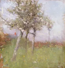 Apple blossom, 1885. Creator: George Clausen