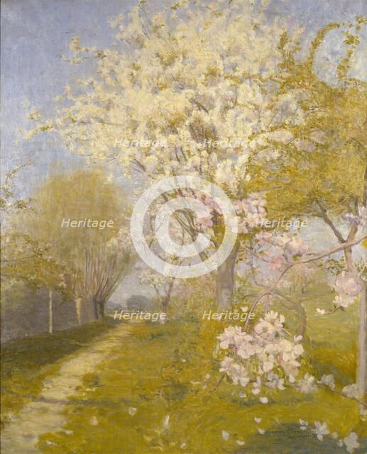 Apple Blossom at Dennemont, 1893. Creator: Charles Conder.