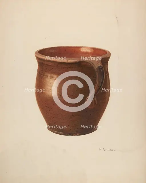 Apple Butter Pot, 1935/1942. Creator: Nicholas Amantea.