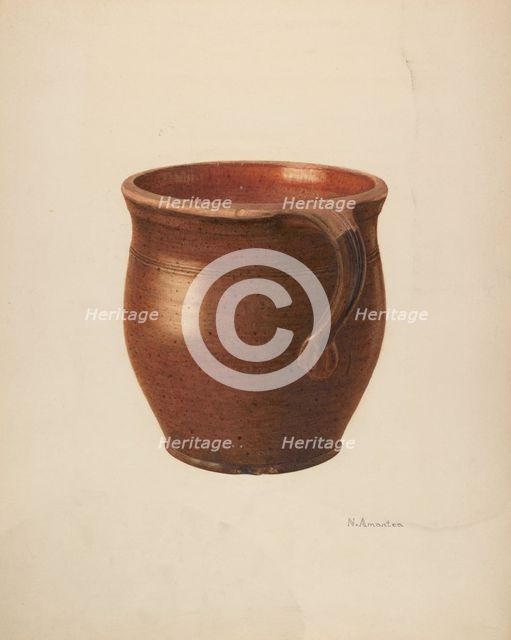 Apple Butter Pot, 1935/1942. Creator: Nicholas Amantea.