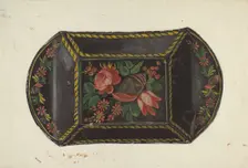 Apple Dish, 1935/1942. Creator: Mildred E Bent