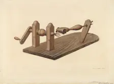 Apple Peeler, c. 1939. Creator: Henrietta S. Hukill