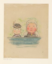 Apple, what a long time ago, from the Garden of Eden, c.1884-1951. Creator: Nelly Bodenheim