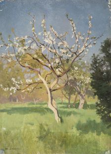 Apple-Tree in Blossom, 1897. Creator: Jan Stanislawski