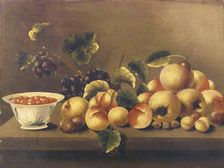 Apples and strawberries, 1660-1670. Creator: CDH