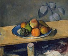 Apples, Peaches, Pears and Grapes, 1879. Creator: Paul Cezanne