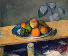 Apples, Pears and Grapes 1879-1880. Artist: Paul Cezanne