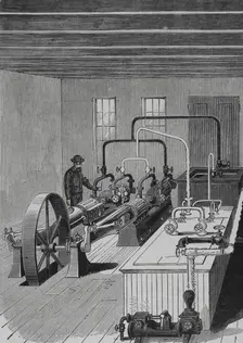 Application of cold to industry - Raoul Pictect system, 1883. Creator: Unknown
