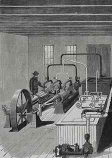 Application of cold to industry - Raoul Pictect system, 1883. Creator: Unknown