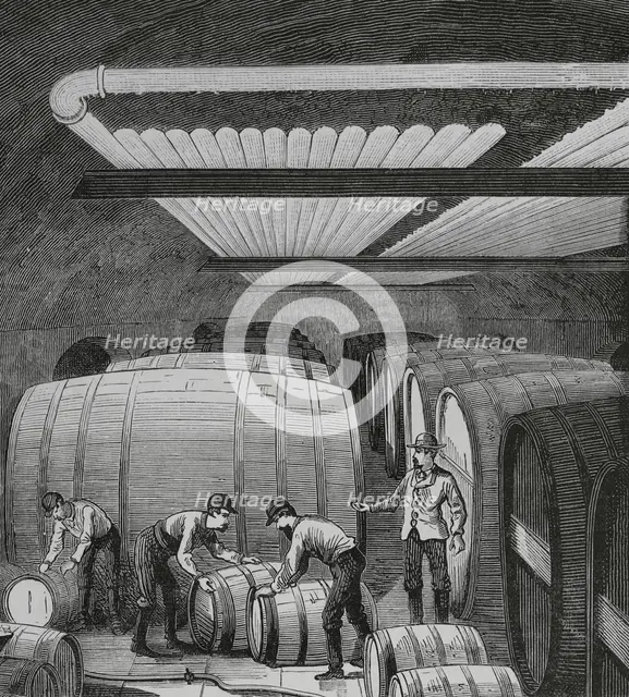 Application of cold to industry - Raoul Pictect system, 1883.  Creator: Unknown.