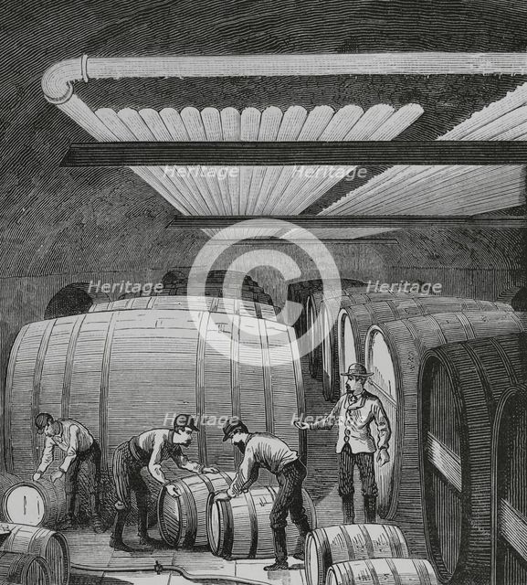 Application of cold to industry - Raoul Pictect system, 1883.  Creator: Unknown.