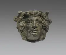 Applique of a Head of Dionysos, 2nd century A.D. Creator: Unknown