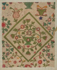 Applique Quilt, 1935/1942. Creator: Mildred E Bent