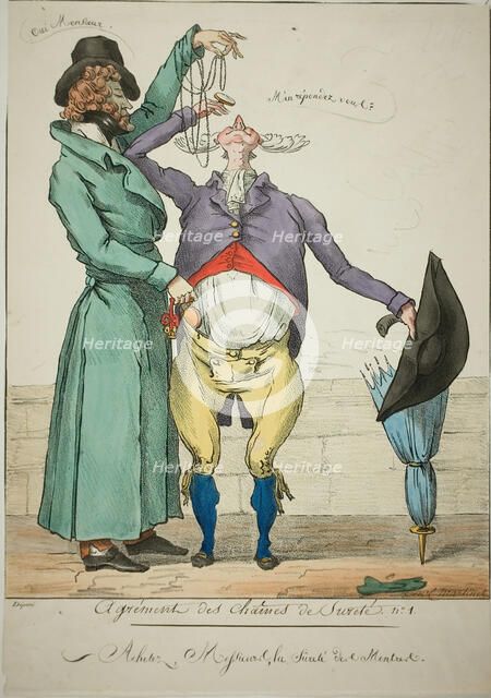 Approval of the Safety-Chain, No. 1, 1809/72. Creator: Pierre-Roch Vigneron.