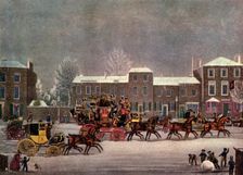 Approach to Christmas 19th century (1927).Artist: George Hunt