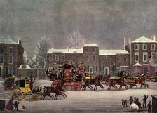 Approach to Christmas 19th century (1927).Artist: George Hunt