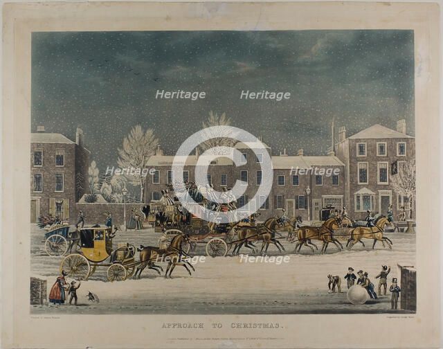 Approach to Christmas, n.d. Creator: George Hunt.