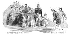 Approach to the Banquet, 1844. Creator: Stephen Sly