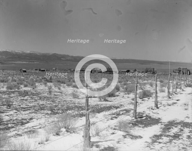 Approach to the town, Widtsoe, Utah, 1936. Creator: Dorothea Lange.