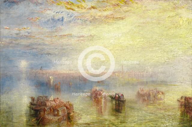 Approach to Venice, 1844. Creator: JMW Turner.