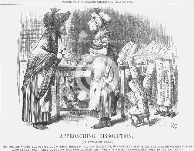 'Approaching Dissolution', 1875. Creator: Joseph Swain.