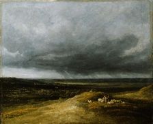 Approaching Storm, about 1820-1825. Creator: Georges Michel