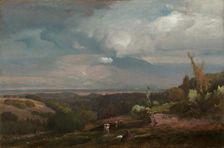 Approaching Storm from the Alban Hills, 1871. Creator: George Inness (American, 1825-1894)