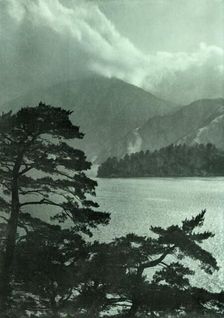 Approaching Storm on Lake Motosu 1910. Creator: Herbert Ponting