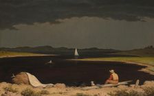 Approaching Thunder Storm, 1859. Creator: Martin Johnson Heade