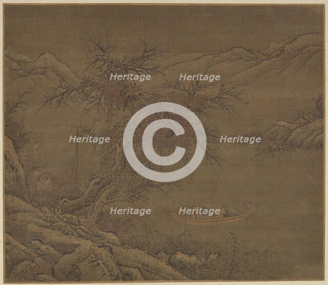 Approaching the Winter Shore, Ming dynasty, 1368-1644. Creator: Unknown.