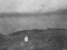 'Approche d'un nuage de sauterelles; Afrique Australe 1914. Creator: Unknown