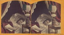 Apres la lecture. - After reading. - Nach der Lecture., about 1860. Creator: Unknown